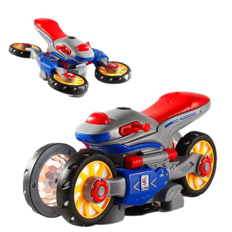 Deformáció motorkerékpár fény és zene