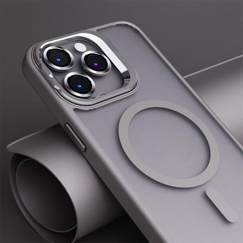 Fém lencsetartó Mágneses iPhone tok