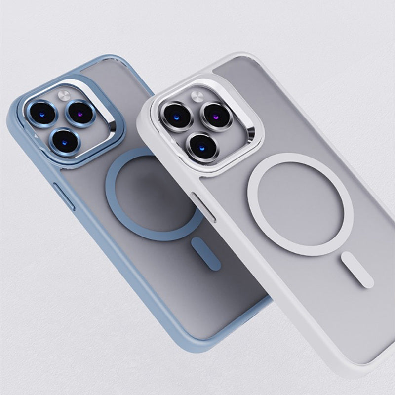 Fém lencsetartó Mágneses iPhone tok