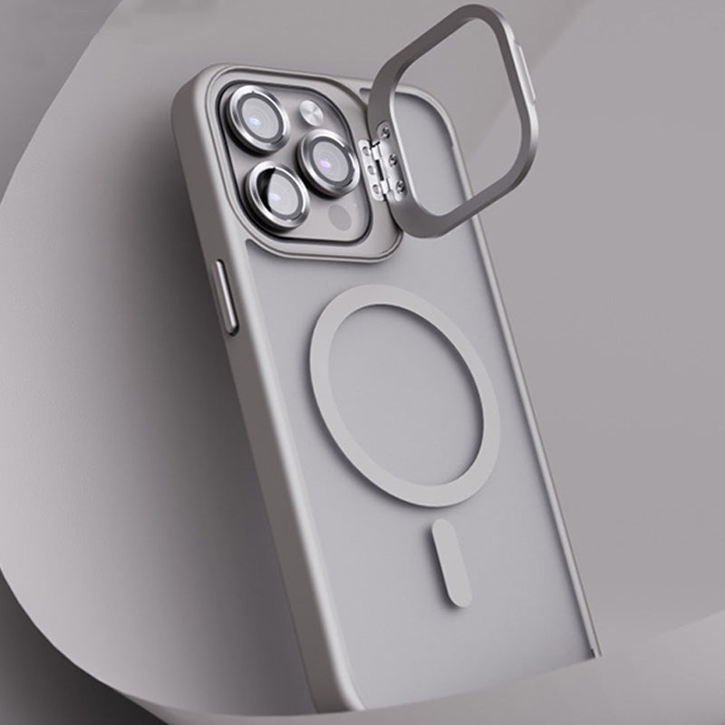 Fém lencsetartó Mágneses iPhone tok