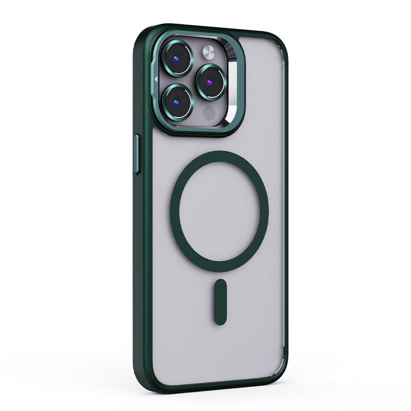 Fém lencsetartó Mágneses iPhone tok