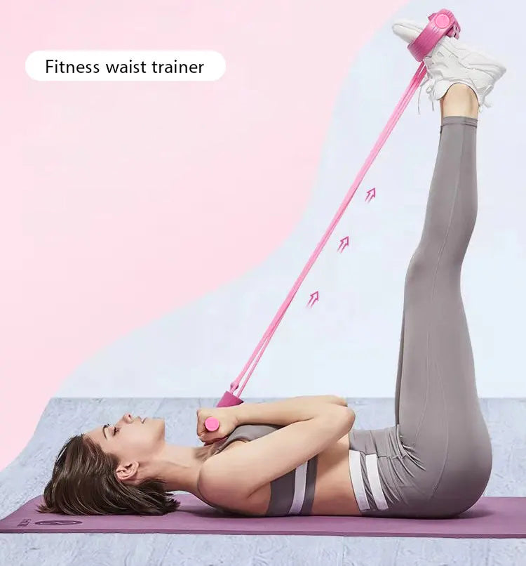 Fitness Ellenállás Szalag - 4 Csöves Pedál Bokahúzó