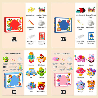 【✨Kézzel készített DIY】🧸DIY varrókészlet gyerekeknek