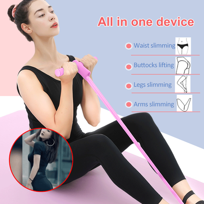 Fitness Ellenállás Szalag - 4 Csöves Pedál Bokahúzó