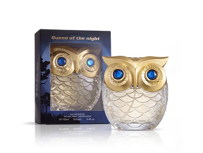 🦉✨ Parfüm egyedi, bagoly alakú üvegben, 100 ml – keleti, virágos és fás illat, kávéval, vaníliával és jázminnal 🌙