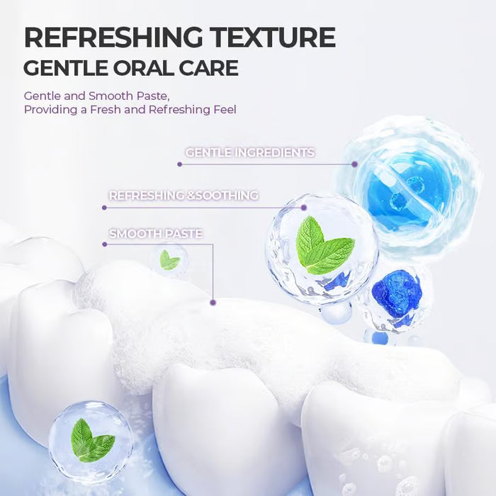 😁🦷 Crean természetes összetevőkből készült fogkrém – 🎁 Ajándék: 3 Fejes Fogkefe! 💖