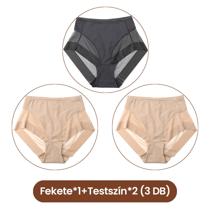 🔥 2+1 ingyen 🔥 Nőknek szánt varrás nélküli magas derekú alakformáló bugyi szett