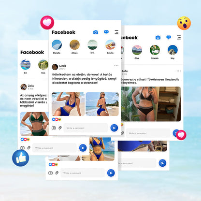 ✨👙 Karcsúsító Kétrészes Női Fürdőruha – Divatos Vonalak, Magabiztos Megjelenés