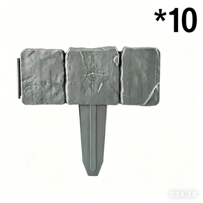 🔥 Kőhatású kerti kerítés
