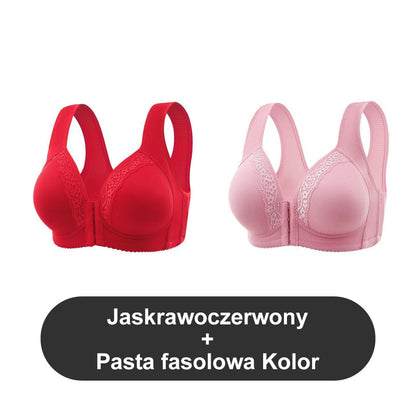 🔥1+1 ingyenes 🍃 Légáteresztő - Plusz méret melltartó, elöl nem acél karikákkal rögzítve