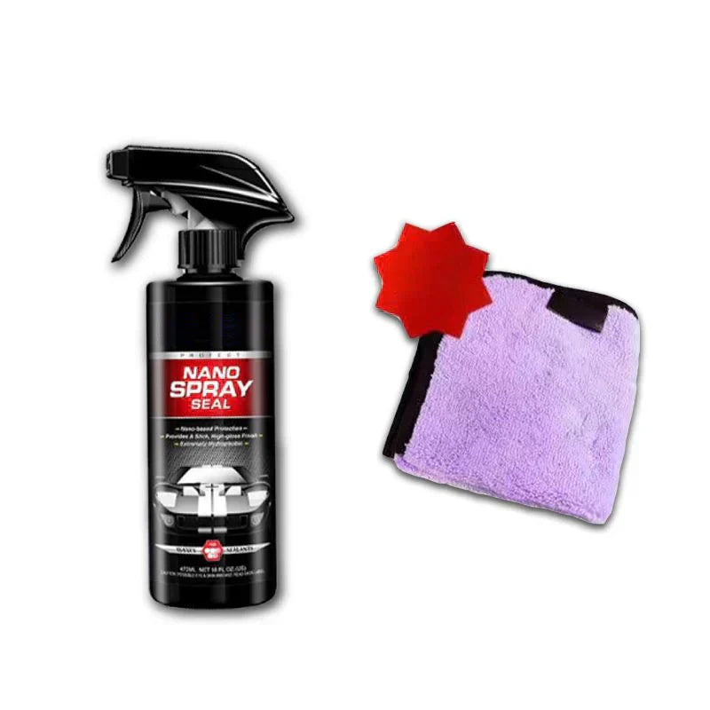 🚘✨ Professzionális autóbevonat-spray – visszaadja a fényt, víz- és porálló, polírozás nélkül (nem károsítja a karosszériát) 🌿🌧️