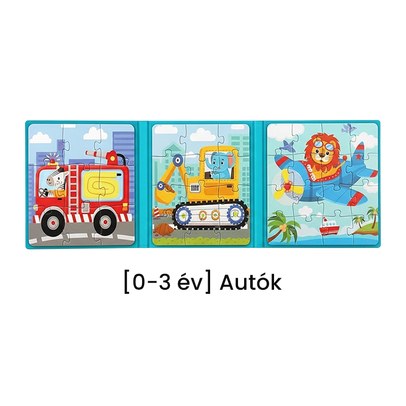 Mágneses építőkönyv gyerekeknek 🧩👶💕