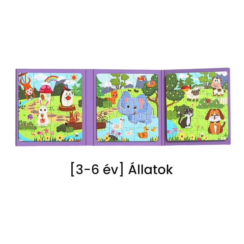 Mágneses építőkönyv gyerekeknek 🧩👶💕