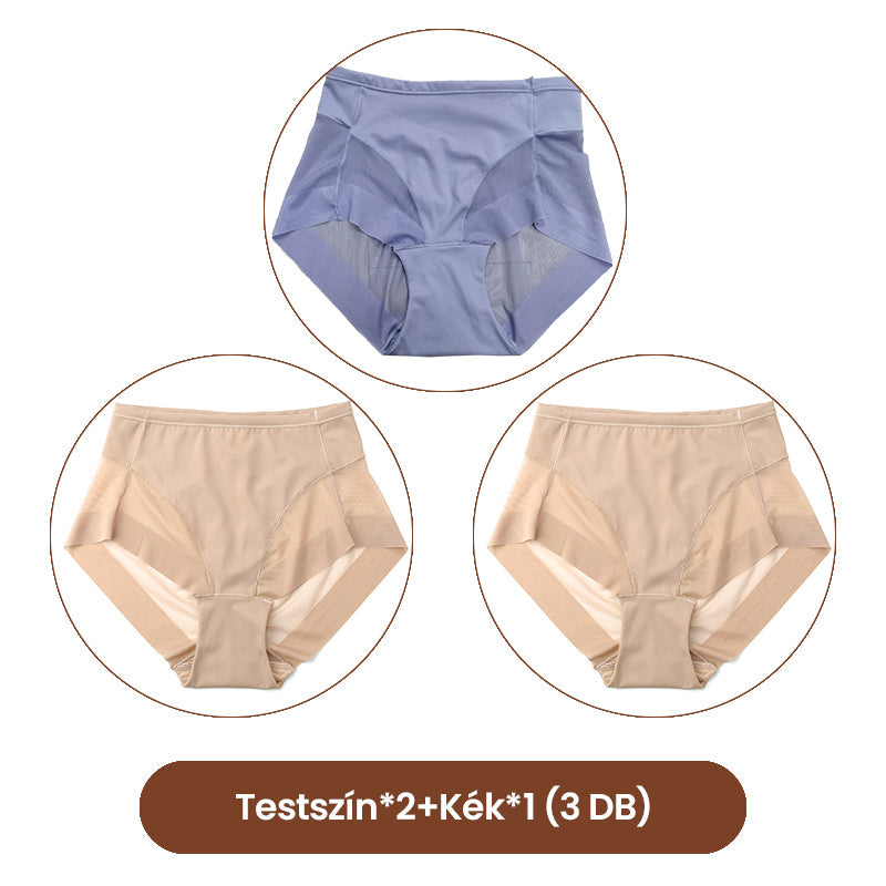🔥 2+1 ingyen 🔥 Nőknek szánt varrás nélküli magas derekú alakformáló bugyi szett