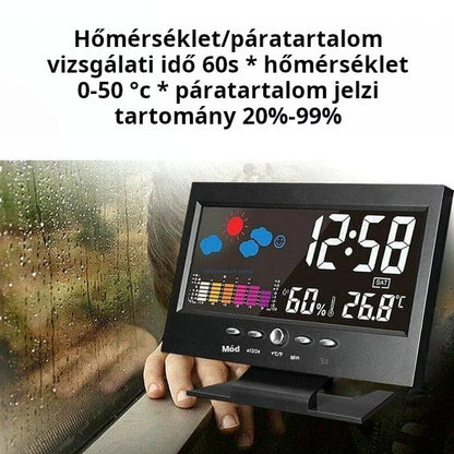 ⏰ Digitális LED asztali ébresztőóra 🌡️