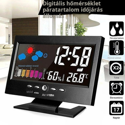 ⏰ Digitális LED asztali ébresztőóra 🌡️