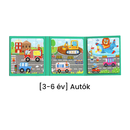 Mágneses építőkönyv gyerekeknek 🧩👶💕