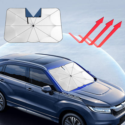 ☀️🚘 Prémium összecsukható autós napellenző – védd autódat a forróságtól és az UV-sugaraktól