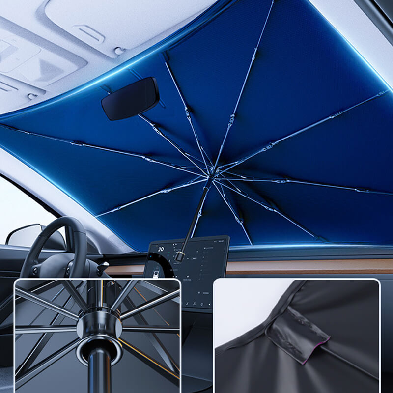 ☀️🚘 Prémium összecsukható autós napellenző – védd autódat a forróságtól és az UV-sugaraktól