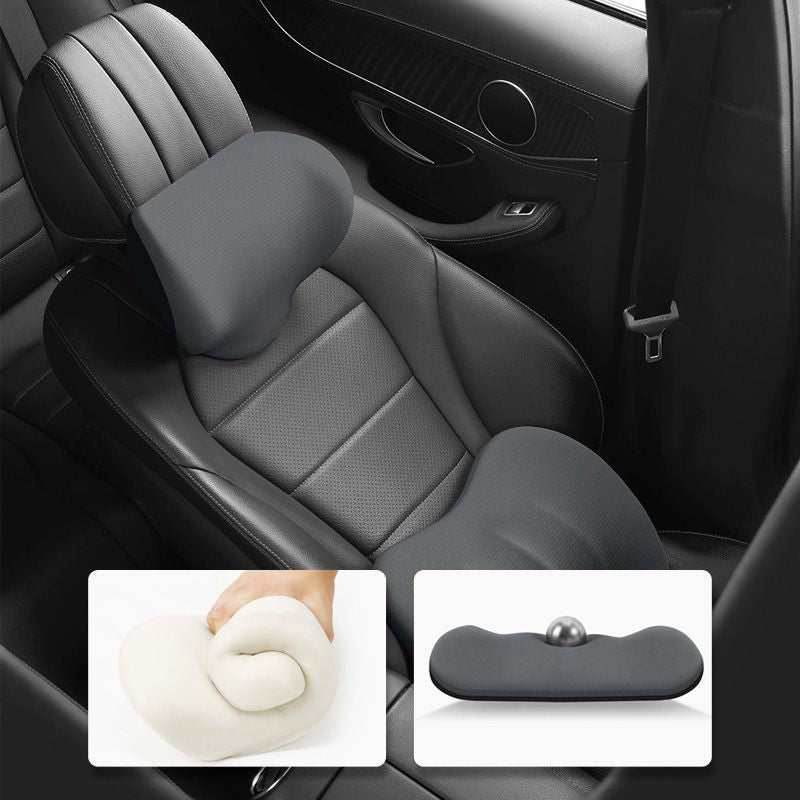 🔥Ergonómikus autósülés fejtámlák és ágyékpárnák🚗