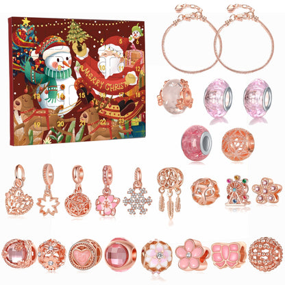 🎅 DIY 24 napos karácsonyi visszaszámláló naptár karkötő szett