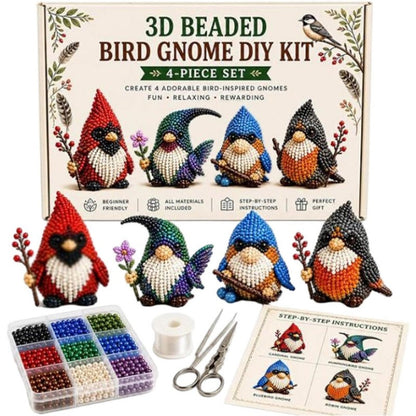 🧵 3D gyöngyfűző állatfigura készlet – lépésről lépésre, otthoni dekor – Utánvét 🧠✨