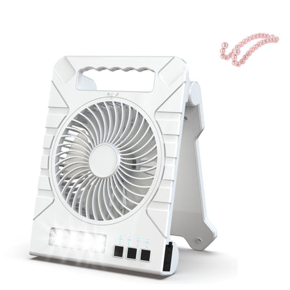 🍃Kettős teljesítményű kültéri ventilátor napelemmel és lámpával