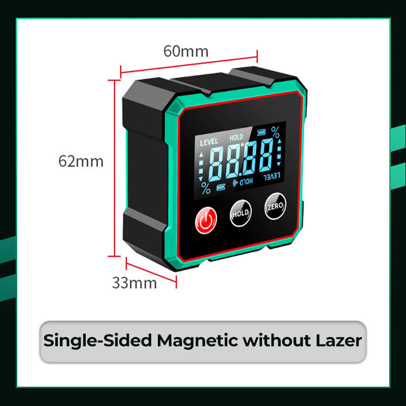 🔥 Mágneses Digitális Szögmérő Elektronikus Lézerrel 🧰📐