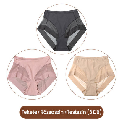 🔥 2+1 ingyen 🔥 Nőknek szánt varrás nélküli magas derekú alakformáló bugyi szett