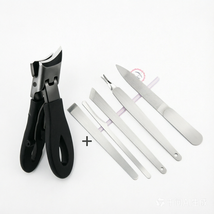🔥 1+1 INGYEN 👴💖 Extra széles körömvágó időseknek – vastag körmök vágása erőlködés nélkül ✂️