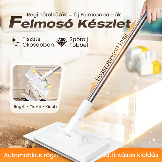 🧹Háztartási poroló felmosó vastagított és megerősített nyéllel