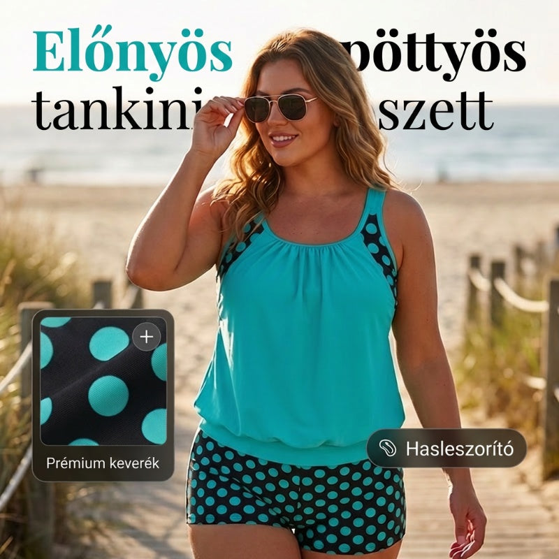 👙 Női kockás kétrészes fürdőruha