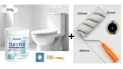 🎨 Újítsa fel csempéjét és kádját – Vízalapú csempe- és kádfelújító festék – Utánvétes 🛁✨