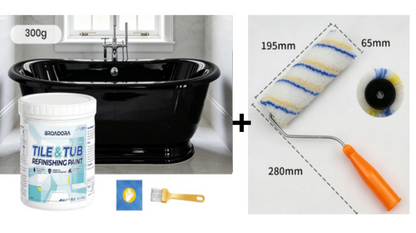 🎨 Újítsa fel csempéjét és kádját – Vízalapú csempe- és kádfelújító festék – Utánvétes 🛁✨