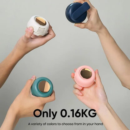 🌬️ Prémium 2 az 1-ben nyak- és derékventilátor – Könnyű, hordozható, USB-C tölthető