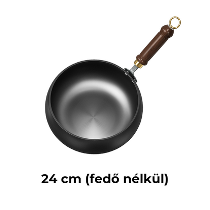 🔥Bevonat nélküli vastag vaslábas