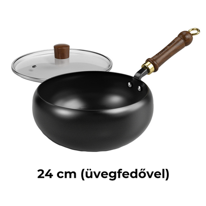🔥Bevonat nélküli vastag vaslábas