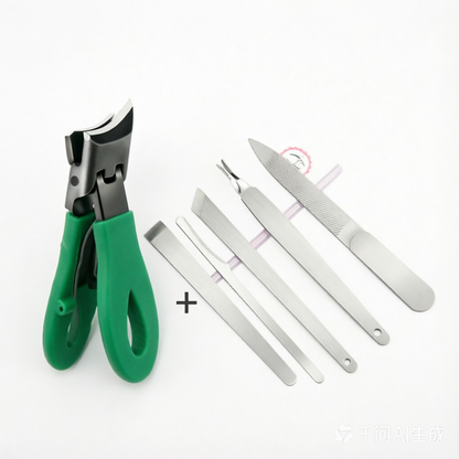 🔥 1+1 INGYEN 👴💖 Extra széles körömvágó időseknek – vastag körmök vágása erőlködés nélkül ✂️