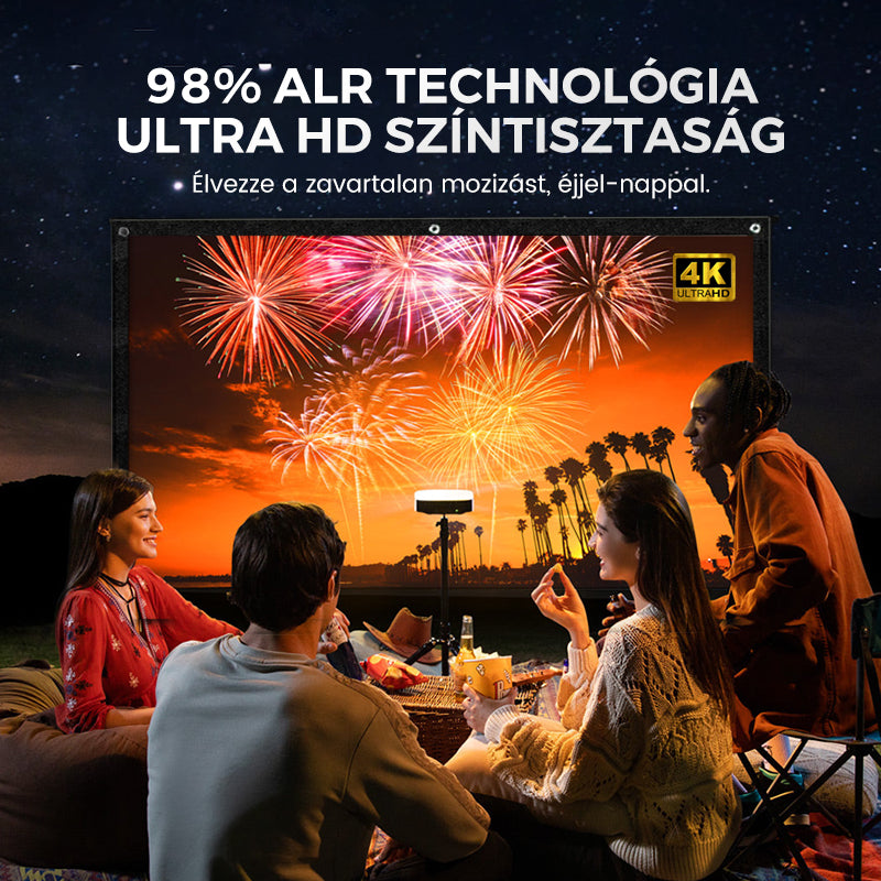 🎬 Összecsukható tükröződésmentes képernyő