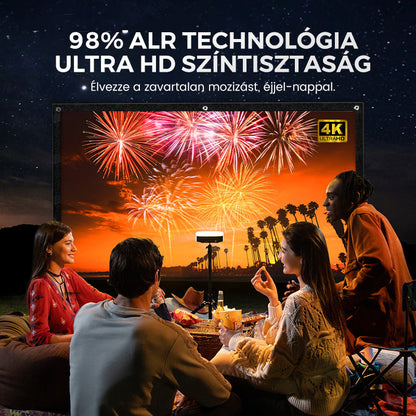 🎬 Összecsukható tükröződésmentes képernyő