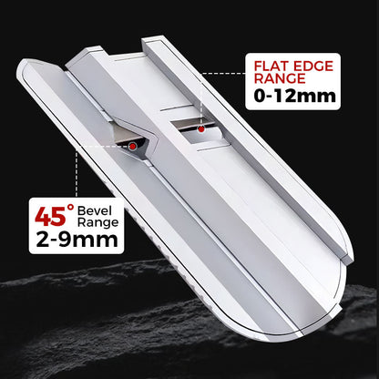 🛠️45°-os gérvágó gyalugép gipszkartonlapok lekerekítéséhez