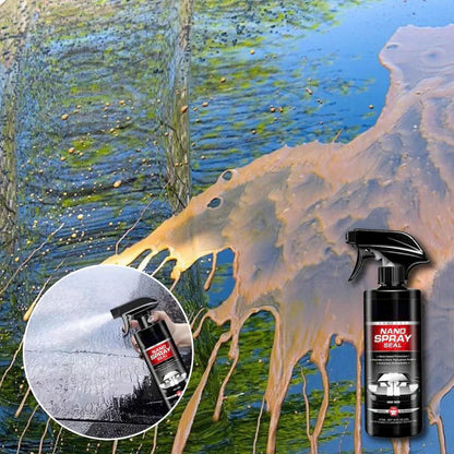 🚘✨ Professzionális autóbevonat-spray – visszaadja a fényt, víz- és porálló, polírozás nélkül (nem károsítja a karosszériát) 🌿🌧️