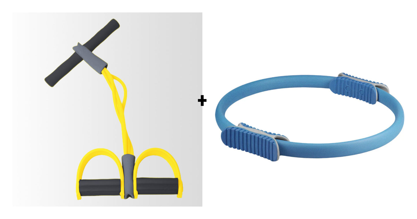 Fitness Ellenállás Szalag - 4 Csöves Pedál Bokahúzó
