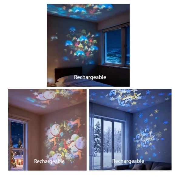 ✨Dinamikusan forgó LED projektor lámpa