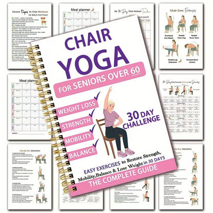 🧘‍♀️✨ 30 napos székes jóga program – gyakorlati napló és lépésről lépésre szóló útmutató
