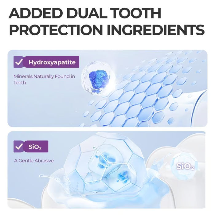 😁🦷 Crean természetes összetevőkből készült fogkrém – 🎁 Ajándék: 3 Fejes Fogkefe! 💖