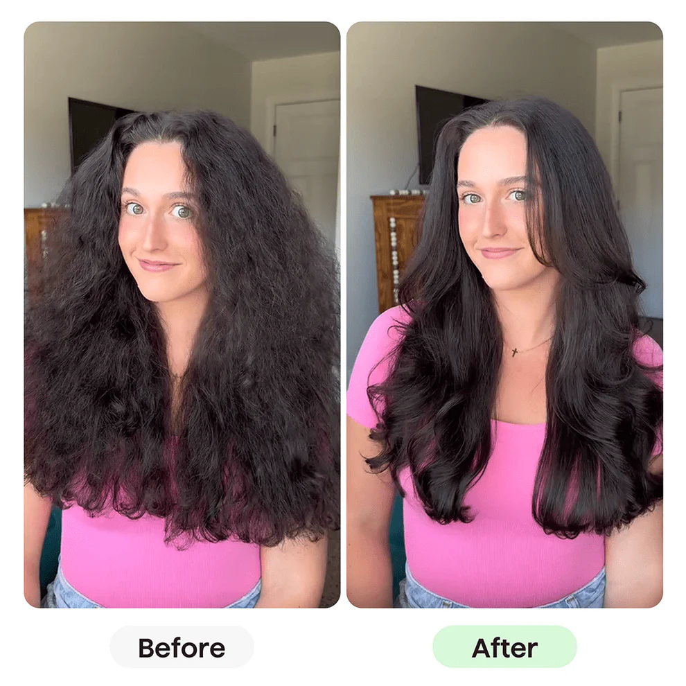 💇‍♀️ 2 az 1-ben dúsító és hajformázó fésű ✨ Dús, rugalmas frizura mindössze néhány perc alatt!