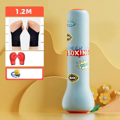 Felfújható bokszzsák gyermekek bokszedzéséhez