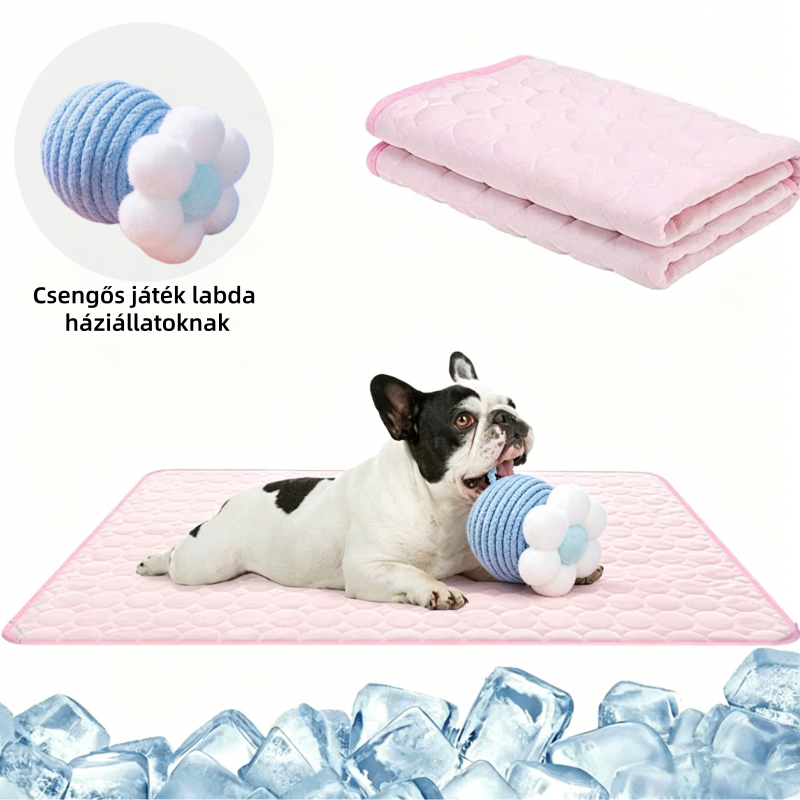 🐶🧊Prémium hűtőszőnyeg háziállatoknak - Gyors hőelvezetés