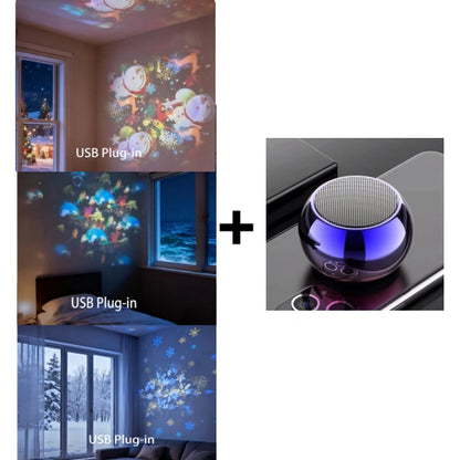 ✨Dinamikusan forgó LED projektor lámpa